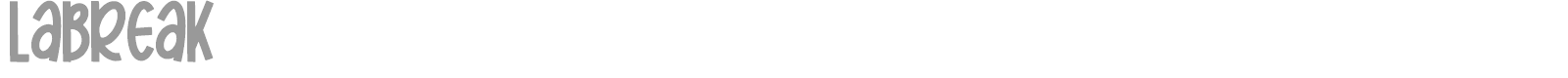 Labreak font preview