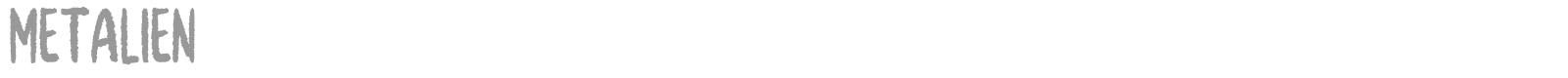 Metalien font preview