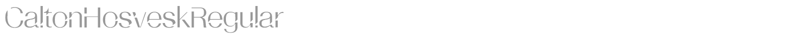 Calton Hosvesk font preview