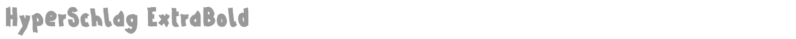 Hyper Schlag font preview