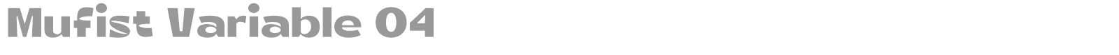 Mufist font preview