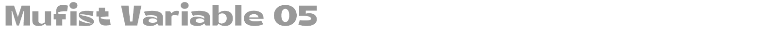 Mufist font preview