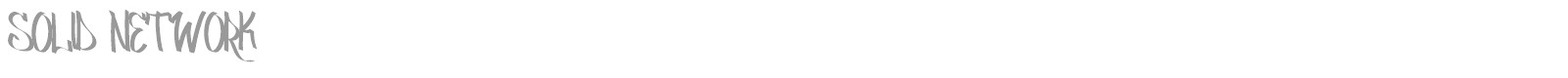 Solid Network font preview