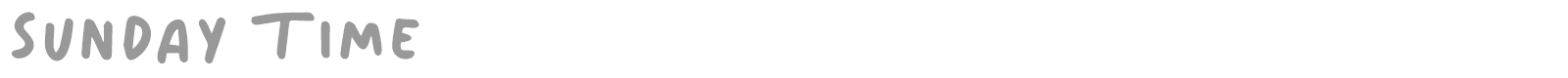Sunday Time font preview