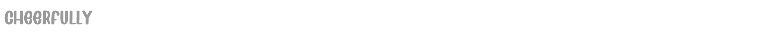 Cheerfully font preview