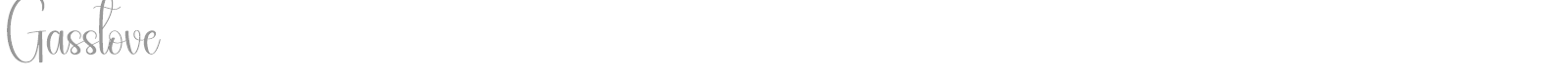 Gasstove font preview