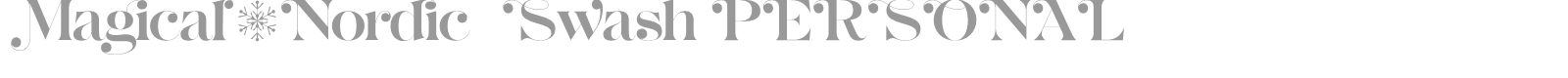 Magical Nordic font preview