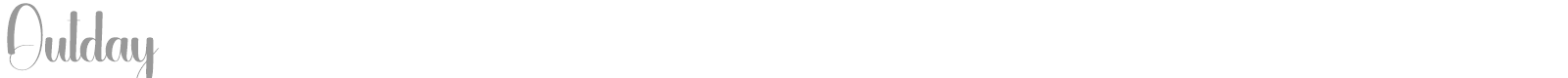 Outday font preview