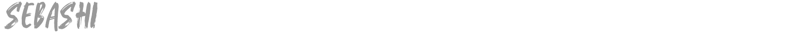 Sebashi font preview