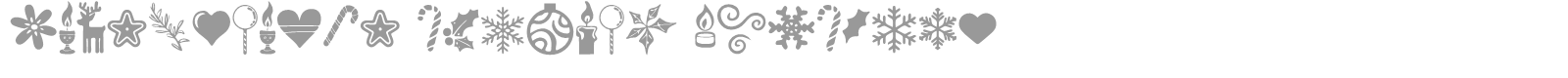 Winterlight Season font preview