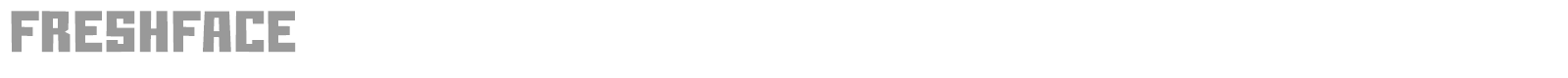 Freshface font preview
