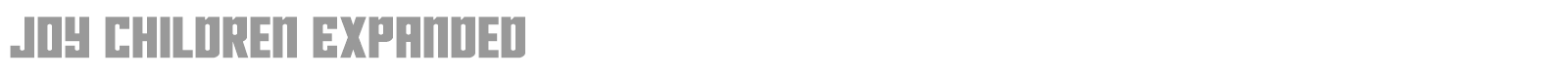 Joy Children font preview