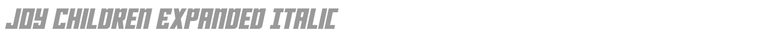 Joy Children font preview