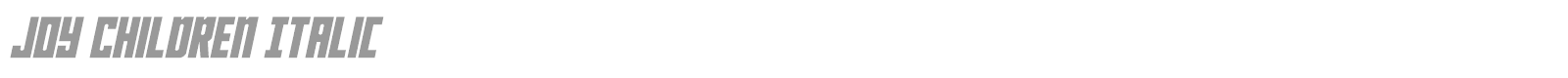 Joy Children font preview