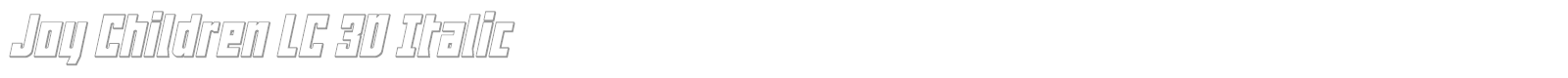 Joy Children font preview