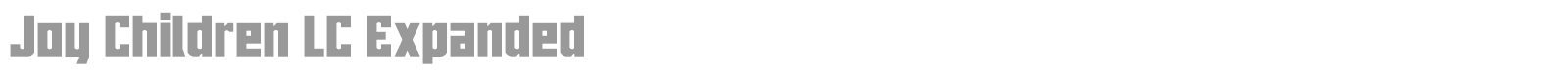 Joy Children font preview