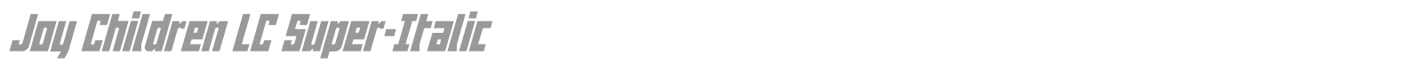 Joy Children font preview