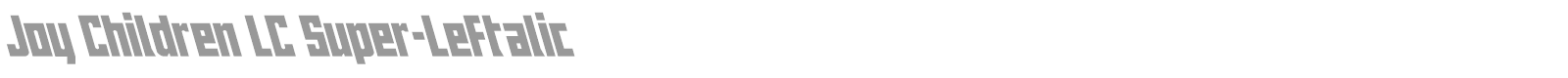 Joy Children font preview