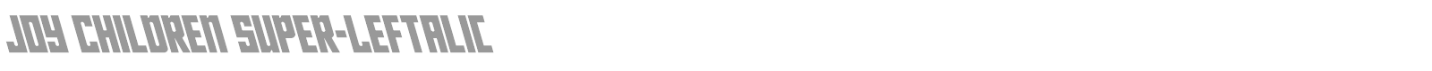 Joy Children font preview
