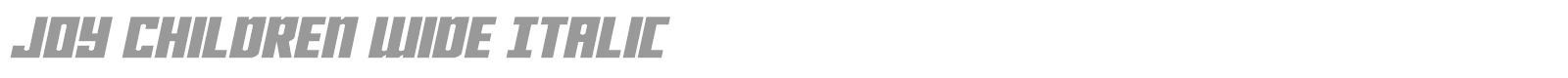 Joy Children font preview
