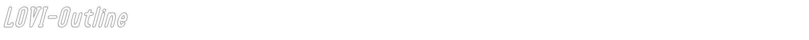 Lovi font preview