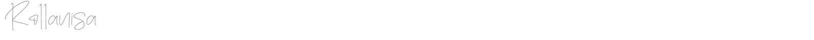Rollanisa font preview