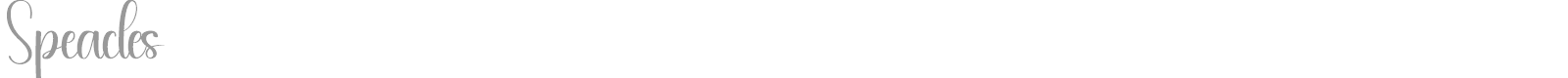 Speacles font preview