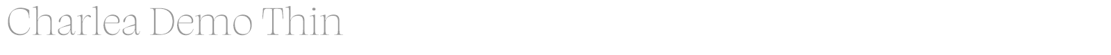 Charlea font preview