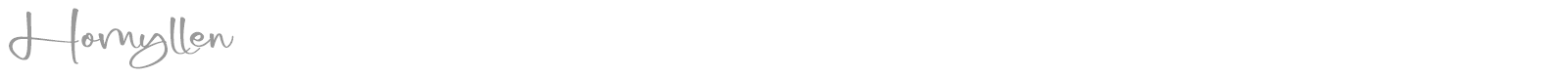 Homyllen font preview