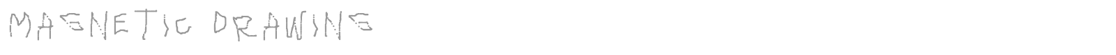 Magnetic Drawing font preview