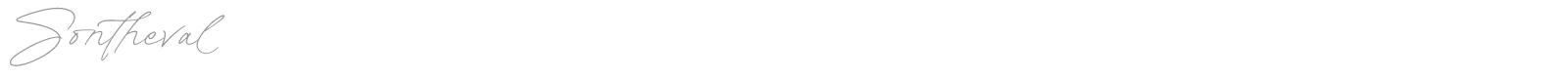 Sontheval font preview