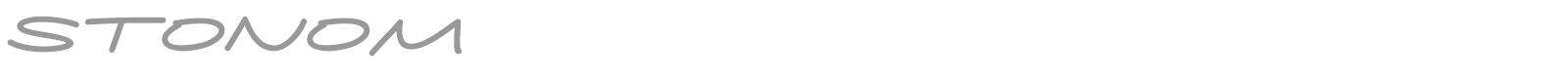 Stonom font preview