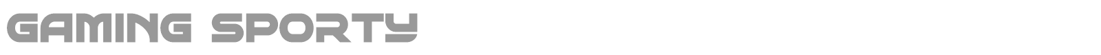 Gaming Sporty font preview
