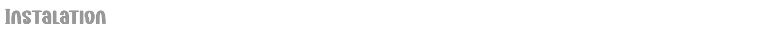 Instalation font preview