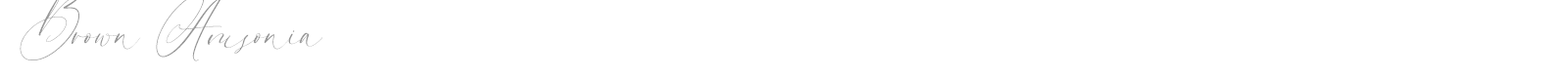Brown Amsonia font preview