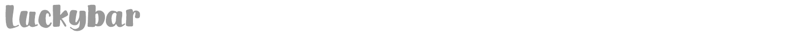 Luckybar font preview
