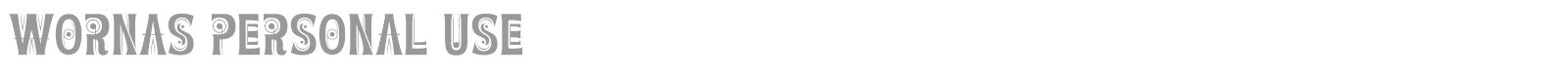 Wornas font preview