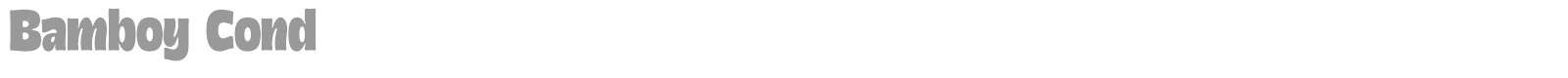 Bamboy font preview