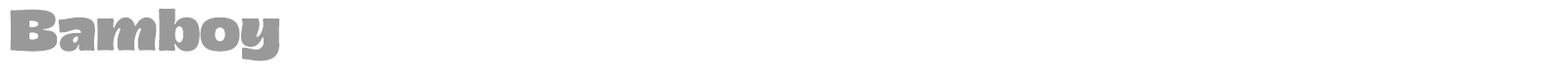 Bamboy font preview