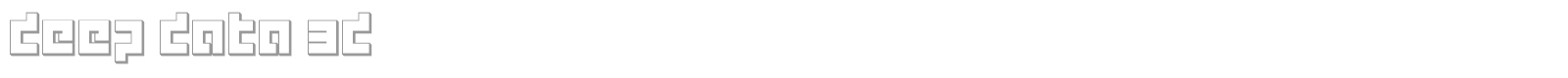 Deep Data font preview