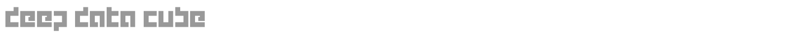 Deep Data font preview