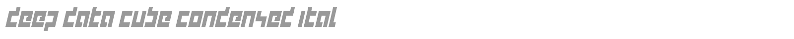 Deep Data font preview