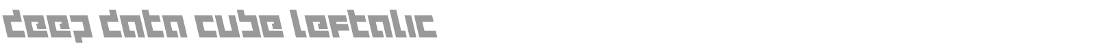 Deep Data font preview