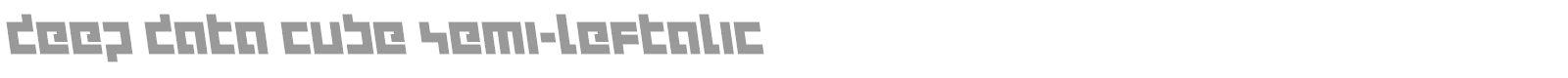 Deep Data font preview