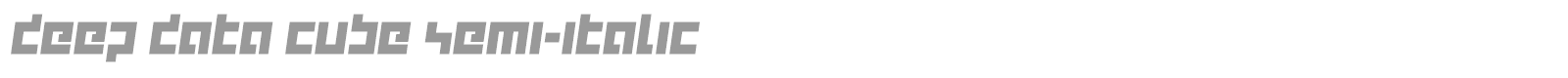 Deep Data font preview