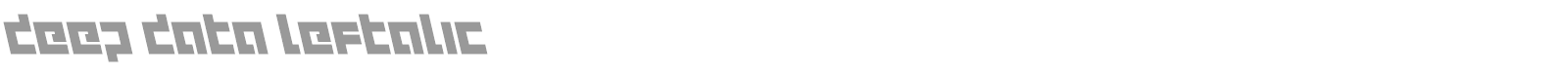 Deep Data font preview