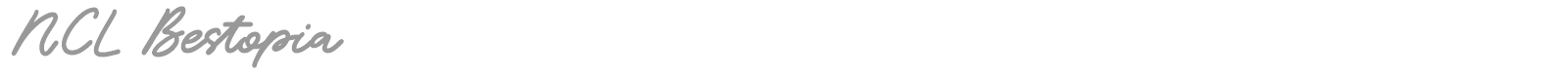 NCL Bestopia font preview