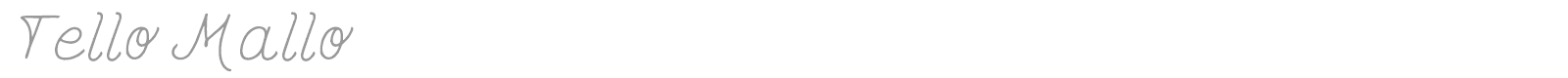 Tello Mallo font preview