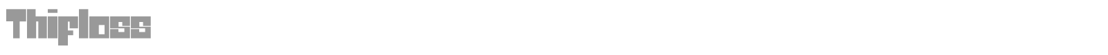 Thifloss font preview