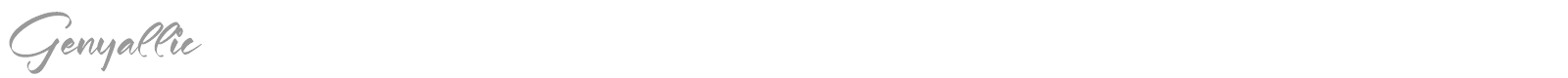 Genyallic font preview